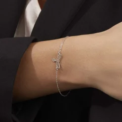 Histoire d'Or Bracelet Sevinc Argent Blanc Outlet