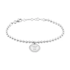 Histoire d'Or Bracelet Shamsi Argent Blanc New