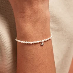 Histoire d'Or Bracelet Shelah Argent Blanc Perle De Culture Oxyde De Zirconium Outlet