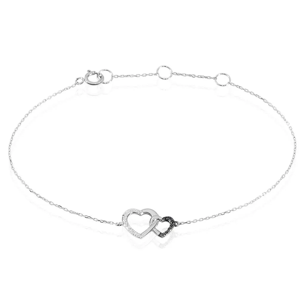 Histoire d'Or Bracelet Silana Or Blanc Diamant Outlet
