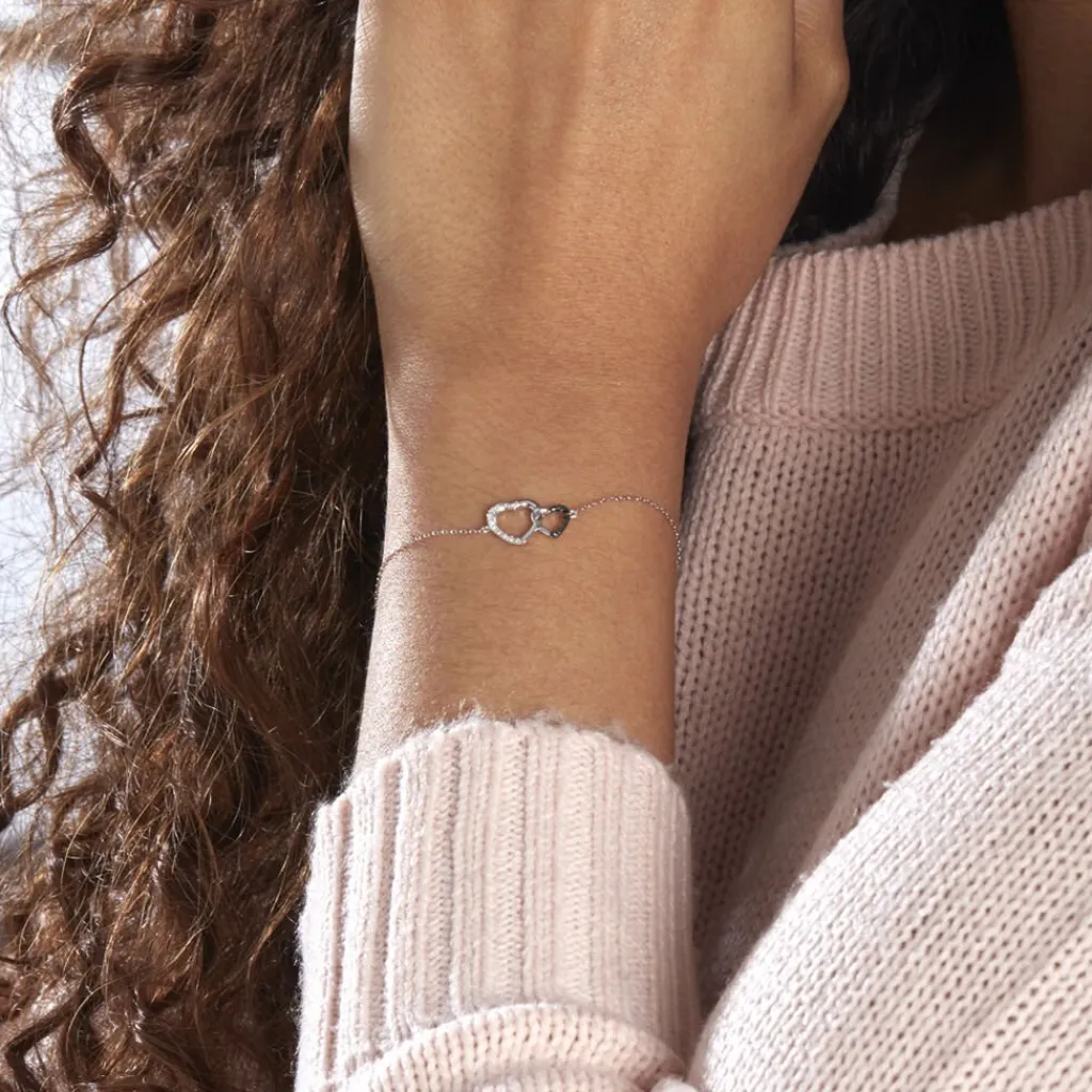 Histoire d'Or Bracelet Silana Or Blanc Diamant Outlet