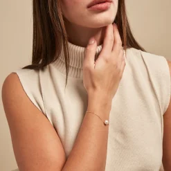 Histoire d'Or Bracelet Sissy Or Jaune Perle De Culture Online