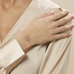 Histoire d'Or Bracelet Slorane Argent Rose Outlet