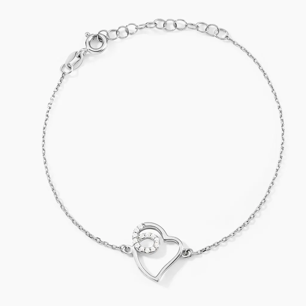 Histoire d'Or Bracelet Soa Argent Blanc Oxyde De Zirconium Clearance