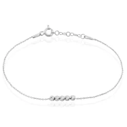 Histoire d'Or Bracelet Soukamba Argent Blanc Best