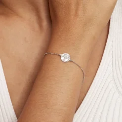 Histoire d'Or Bracelet Steenie Argent Blanc New