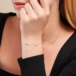 Histoire d'Or Bracelet Stellar Or Jaune Oxyde De Zirconium Clearance