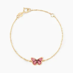 Histoire d'Or Bracelet Sulivia Papillon Or Jaune Hot