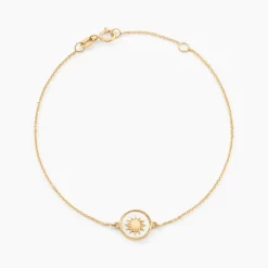 Histoire d'Or Bracelet Sunlight Or Jaune Nacre Clearance