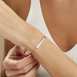 Histoire d'Or Bracelet Suzeanne Argent Blanc Oxyde De Zirconium Clearance