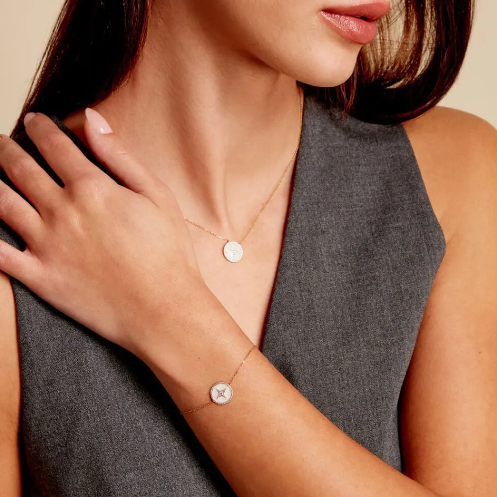 Histoire d'Or Bracelet Sweet Rosace Or Jaune Oxyde De Zirconium Outlet