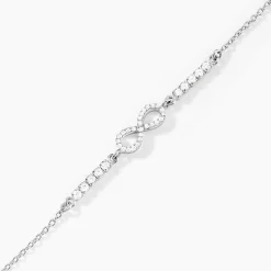 Histoire d'Or Bracelet Syliana Argent Blanc Oxyde De Zirconium New