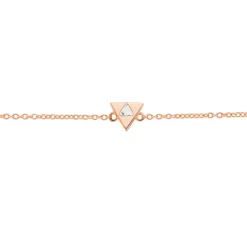 Histoire d'Or Bracelet Tallulah Argent Rose Pierre De Synthese Hot