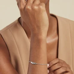 Histoire d'Or Bracelet Te Amo Argent Blanc Outlet