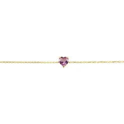 Histoire d'Or Bracelet Tender Love Or Jaune Améthyste or jaune améthyste violet Clearance