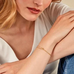 Histoire d'Or Bracelet Theodora Plaqué Or Jaune Sale