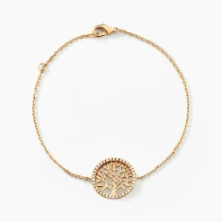 Histoire d'Or Bracelet Theolina Plaqué Or Jaune Oxyde De Zirconium Hot