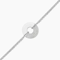 Histoire d'Or Bracelet Thémis Argent Blanc Oxyde De Zirconium Sale