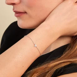 Histoire d'Or Bracelet Thylane Argent Blanc Oxyde De Zirconium Clearance