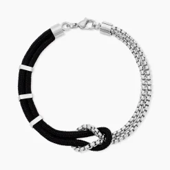 Histoire d'Or Bracelet Thymeo Acier Blanc Outlet