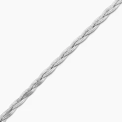 Histoire d'Or Bracelet Tissia Argent Blanc New