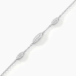 Histoire d'Or Bracelet Tiwa De Zirconium argent blanc oxyde