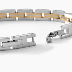 Histoire d'Or Bracelet Tom acier bicolore New