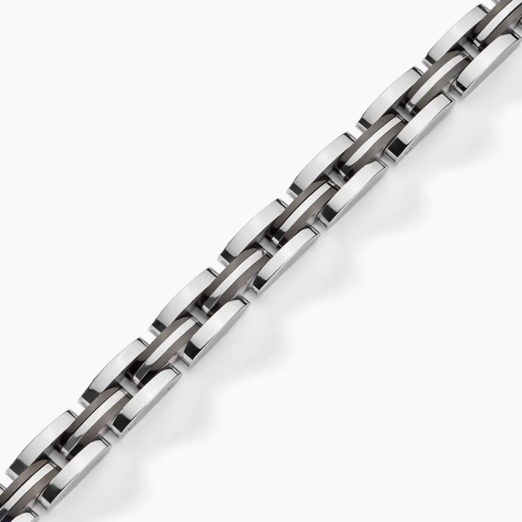 Histoire d'Or Bracelet Tom acier blanc Outlet