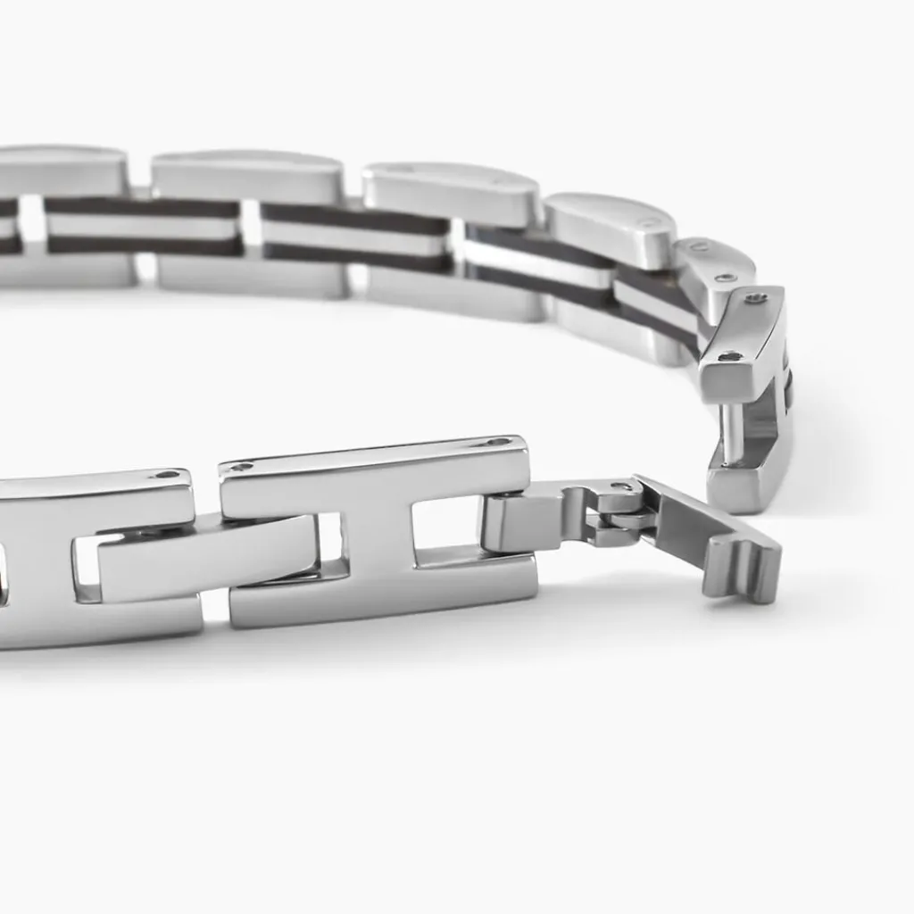 Histoire d'Or Bracelet Tom acier blanc Outlet