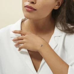 Histoire d'Or Bracelet Trinitie Diamant or blanc saphir Sale