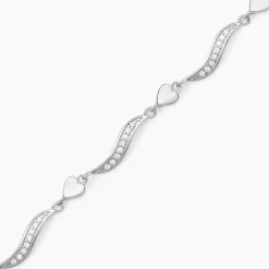 Histoire d'Or Bracelet Tulin Argent Blanc Oxyde De Zirconium Online