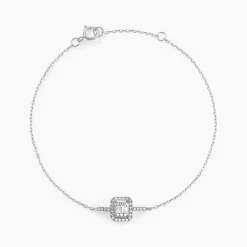 Histoire d'Or Bracelet Twila Or Blanc Oxyde De Zirconium