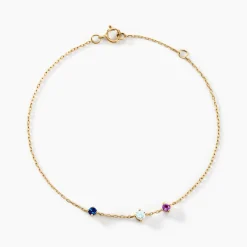 Histoire d'Or Bracelet Universe Or Jaune Topaze Améthyste Discount