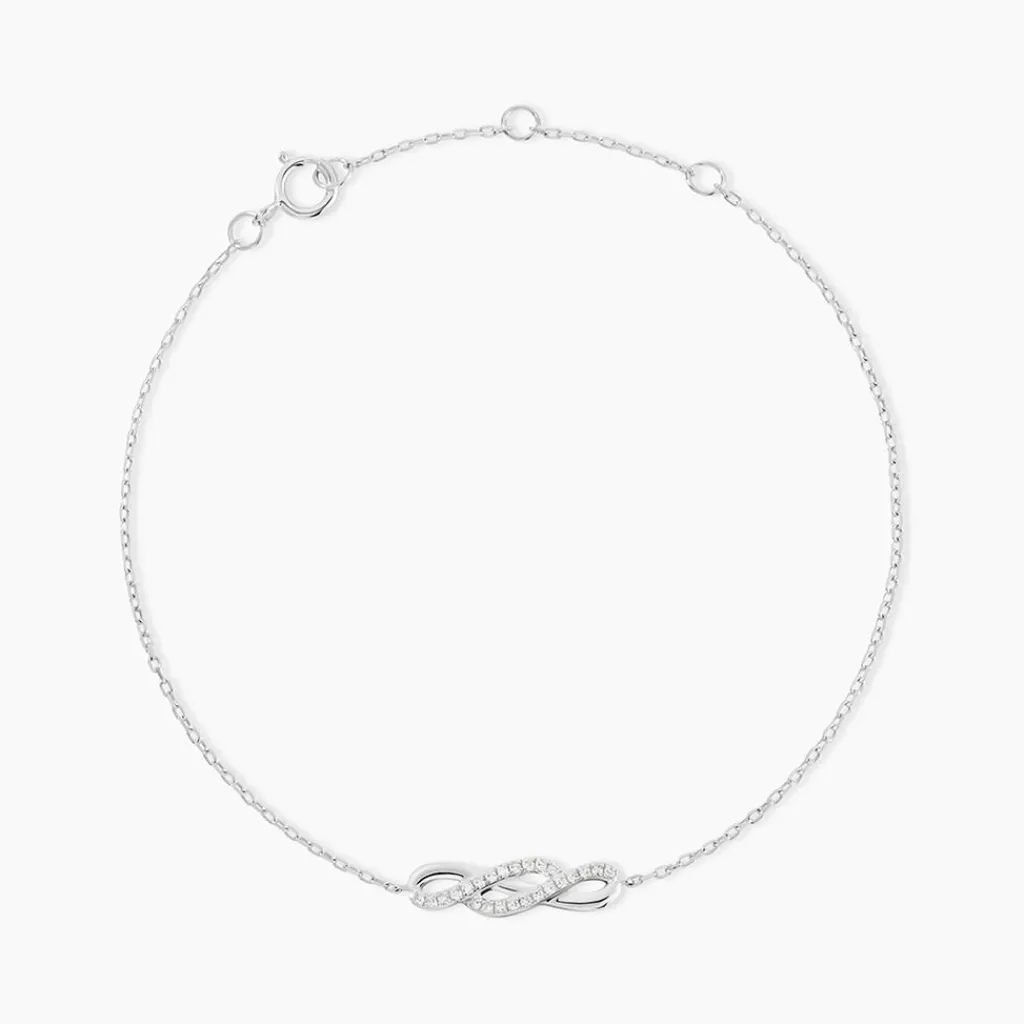 Histoire d'Or Bracelet Ursulla Or Blanc Diamant Sale