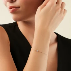 Histoire d'Or Bracelet Usoa Or Jaune Diamant Synthétique Clearance