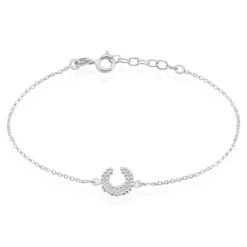 Histoire d'Or Bracelet Vaea Argent Blanc New