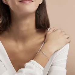 Histoire d'Or Bracelet Vaea Argent Blanc New