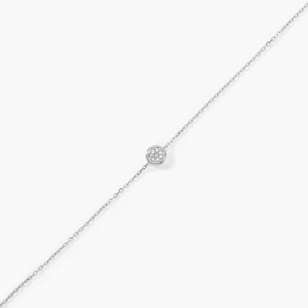 Histoire d'Or Bracelet Violanda or blanc diamant