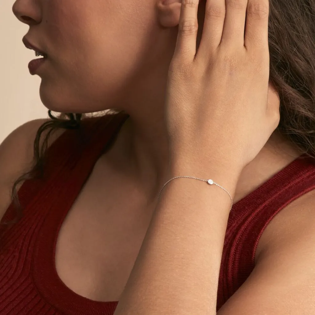 Histoire d'Or Bracelet Violanda or blanc diamant