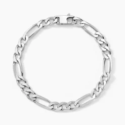 Histoire d'Or Bracelet Vivian Maille Alternee 1/3 Argent Blanc Hot