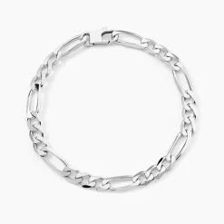 Histoire d'Or Bracelet Vivian Maille Alternee 1/3 Argent Blanc Hot