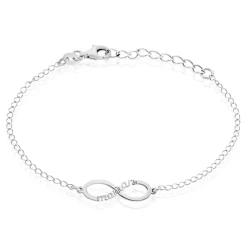 Histoire d'Or Bracelet Xara Argent Blanc New