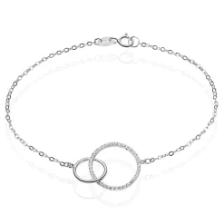 Histoire d'Or Bracelet Yalaz Argent Blanc Oxyde De Zirconium Outlet