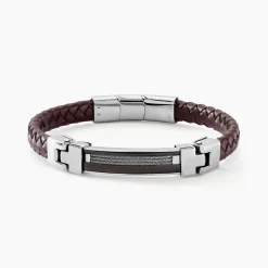 Histoire d'Or Bracelet Yannick Acier Blanc Hot