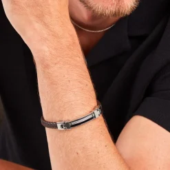 Histoire d'Or Bracelet Yannick Acier Blanc Hot