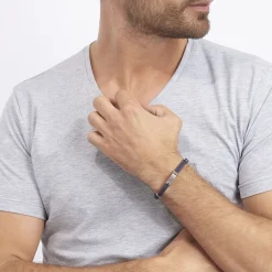 Histoire d'Or Bracelet Yannik Acier Blanc Outlet