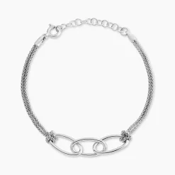 Histoire d'Or Bracelet Yutan Argent Blanc Clearance
