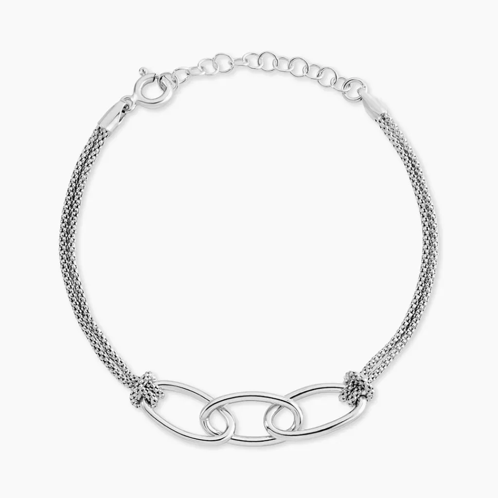 Histoire d'Or Bracelet Yutan Argent Blanc Clearance
