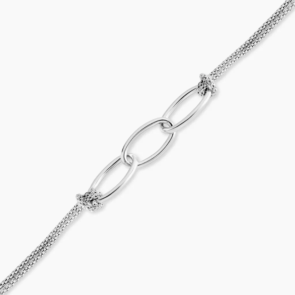 Histoire d'Or Bracelet Yutan Argent Blanc Clearance