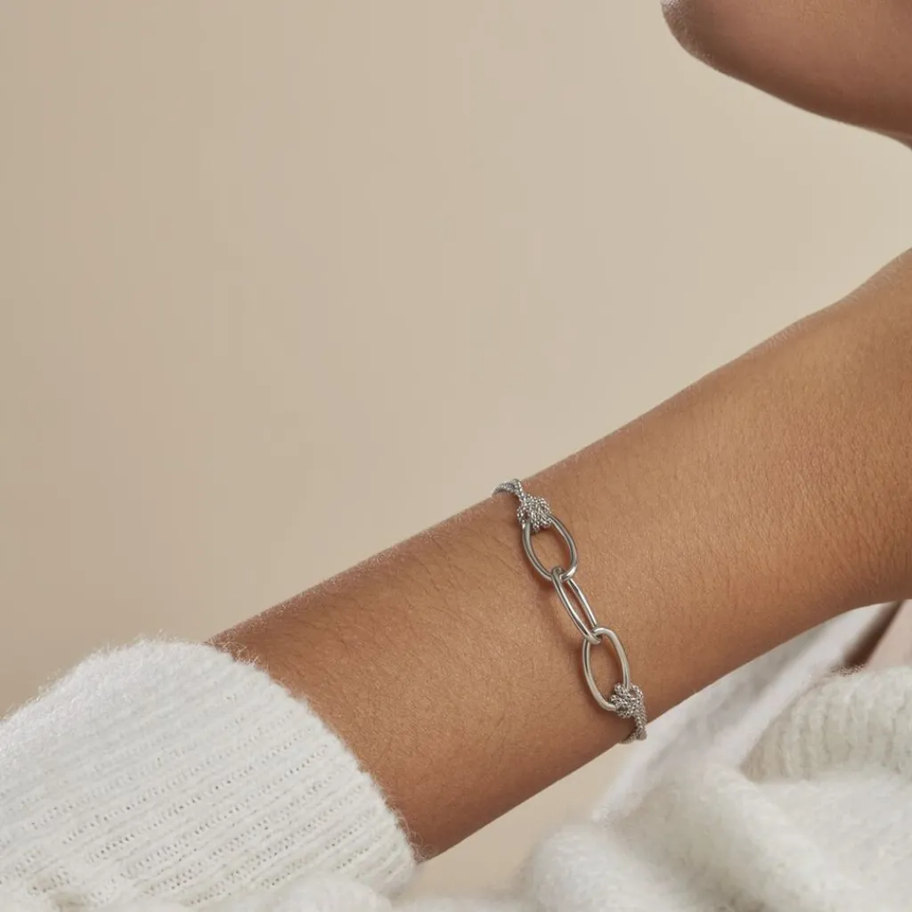 Histoire d'Or Bracelet Yutan Argent Blanc Clearance